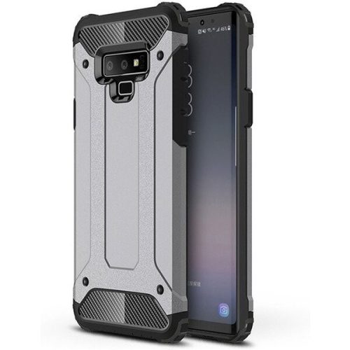Samsung Galaxy Note 9 Armor Tok Védőtok Ütésálló 2in1 Hybrid Ezüst
