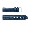 Samsung Galaxy Watch 46mm Pótszíj - Óraszíj Krokodil Bőrmintás Kék